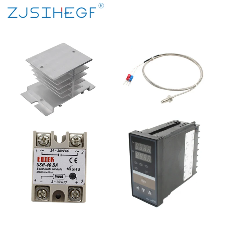 Двойной цифровой PID Температура контроллер REX-C400 с Сенсор K регулятор температуры с термопарным M6 Вход SSR replyOutput SSR-40DA REXC-400
Двойной цифровой PID Температура контроллер REX-C400 с Сенсор K регулятор температуры с термопарным M6 Вход SSR replyOutput SSR-40DA REXC-400