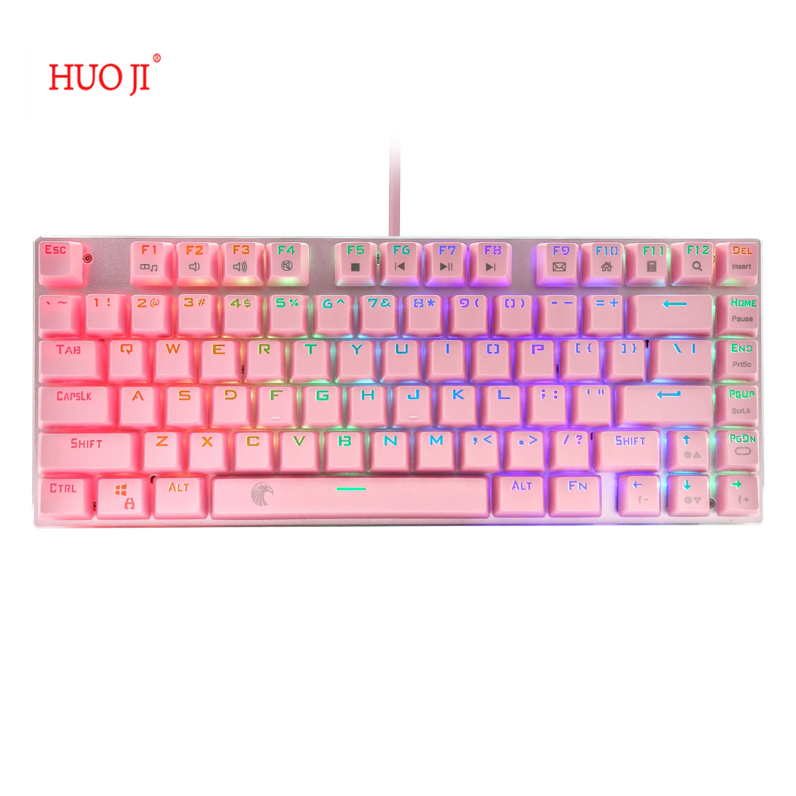 HUO JI E-YOOSO Z-88 RGB Mechanical Gaming Keyboard Compact Rainbow Led Backlit 81 Key Hot-Swappable Suitable For Mac PC
HUO JI E-YOOSO Z-88 RGB Mechanical Gaming Keyboard Compact Rainbow Led Backlit 81 Key Hot-Swappable Suitable For Mac PC