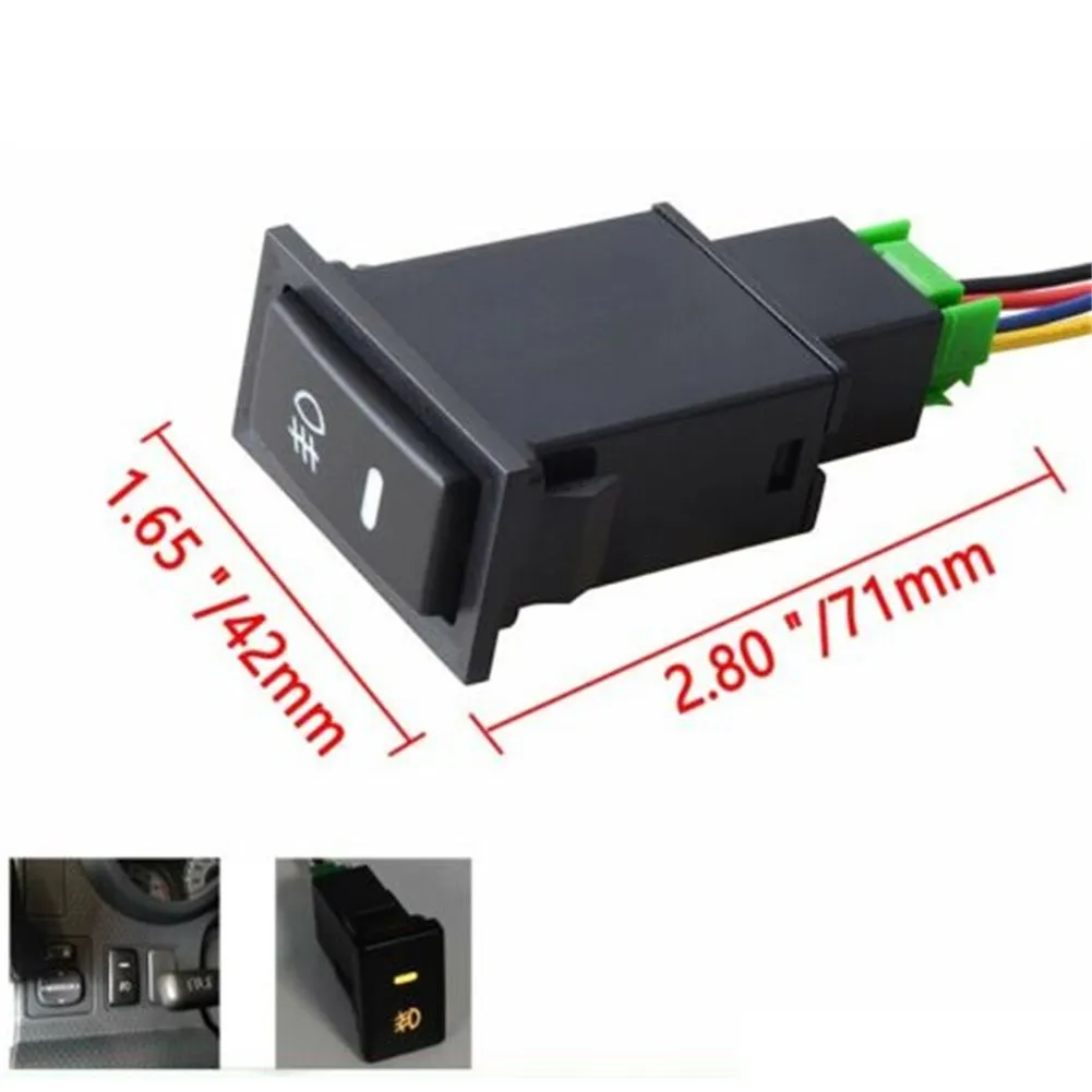 1pc Push Switch Button LED Fog Light Switch-Yellow ON-OFF For 08-17 Toyota Tacoma Tundra Land Cruiser 2015-UP Toyota Prado Ect
1pc Push Switch Button LED Fog Light Switch-Yellow ON-OFF For 08-17 Toyota Tacoma Tundra Land Cruiser 2015-UP Toyota Prado Ect