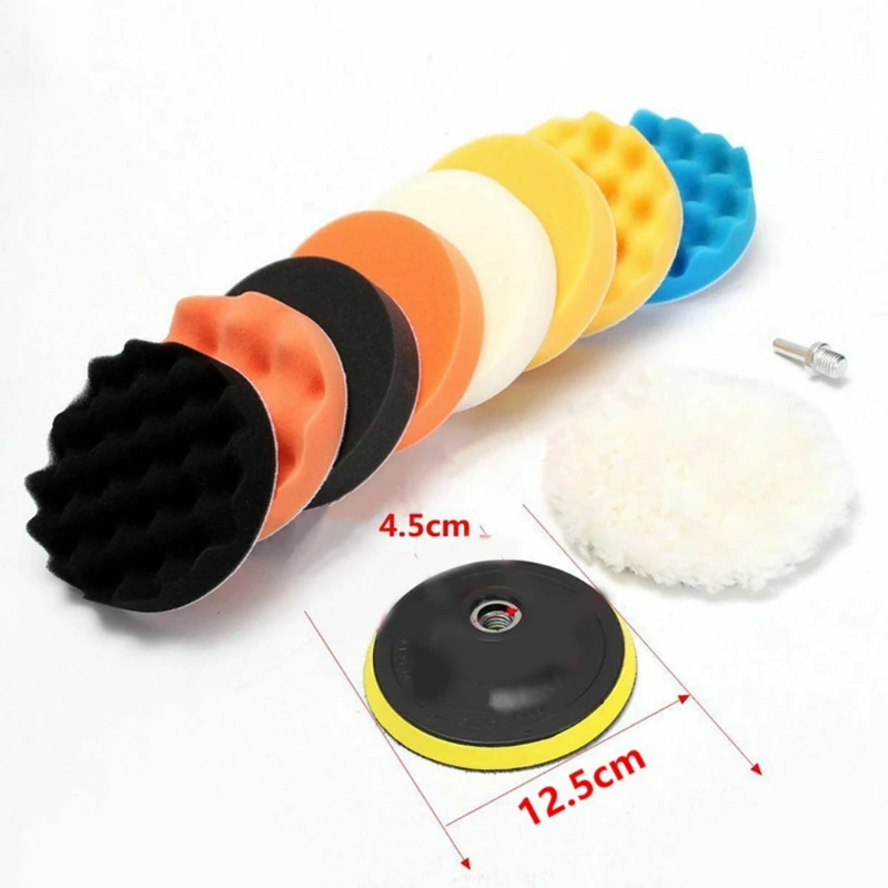 Buffer Pad Sponge Polishing Set for Vehicle 11Pcs 4/5/6/7 inch Polishing Sponge T3EF
Buffer Pad Sponge Polishing Set for Vehicle 11Pcs 4/5/6/7 inch Polishing Sponge T3EF