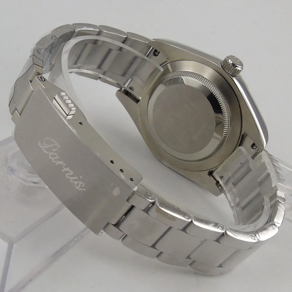 New Parnis 40mm Parnis Men Watch Mechanical Sapphire Crystal Stainless Steel Steel Miyota 8215 Men's Automatic Watch 2019 PA2107
New Parnis 40mm Parnis Men Watch Mechanical Sapphire Crystal Stainless Steel Steel Miyota 8215 Men's Automatic Watch 2019 PA2107