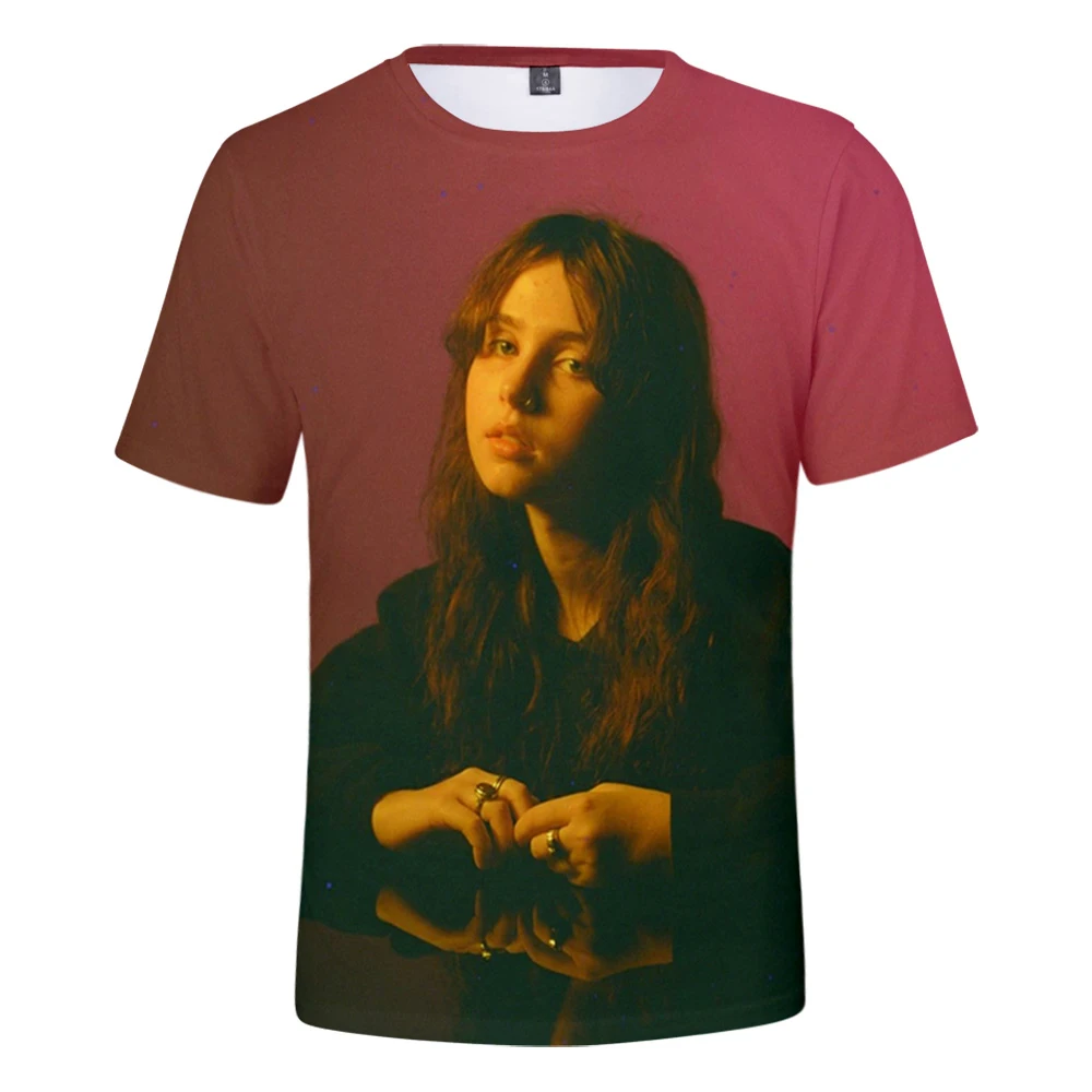 Певица Claire Cottrill 3D Футболка с принтом человек/Женская обувь на каждый день с круглым вырезом и уличный сверхразмерный Топ 
Певица Claire Cottrill 3D Футболка с принтом человек/Женская обувь на каждый день с круглым вырезом и уличный сверхразмерный Топ