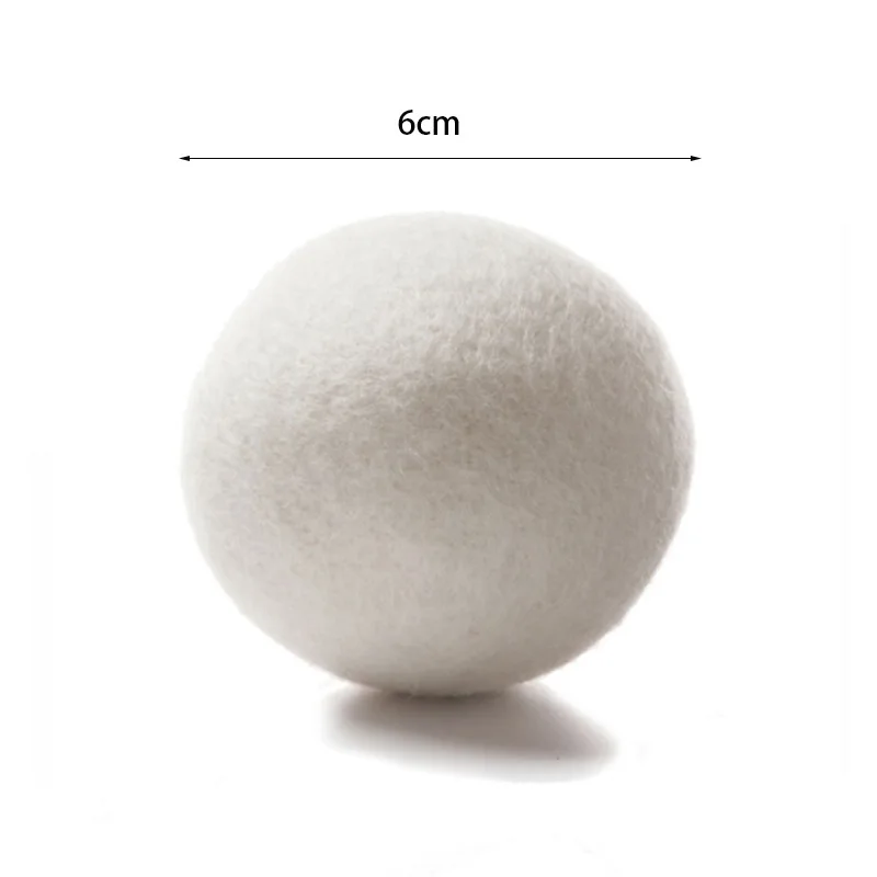 1pc Wool Dryer Ball Diameter 6cm Reusable Natural Fabric Softener Home Washing Ball Laundry Product
1pc Wool Dryer Ball Diameter 6cm Reusable Natural Fabric Softener Home Washing Ball Laundry Product