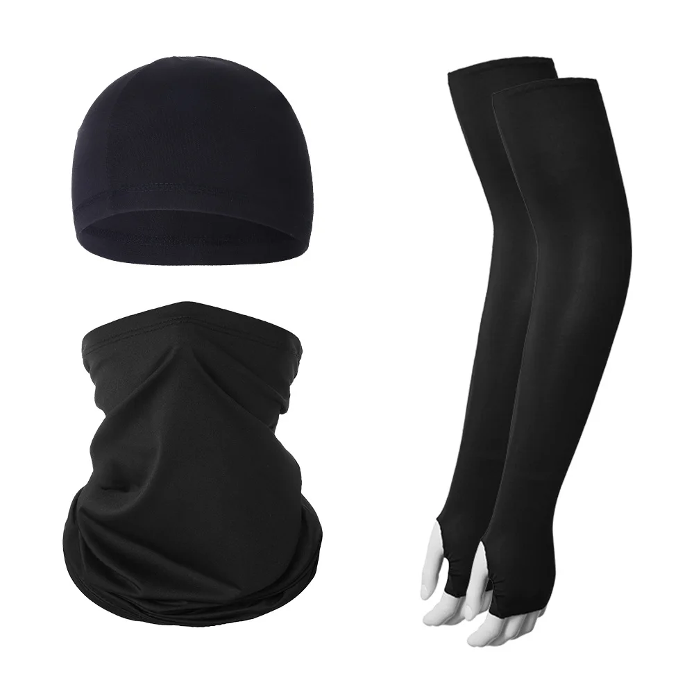 Outdoor sunscreen bicycle helmet lining, riding cap ice silk scarf scarf mid-length sleeves
Outdoor sunscreen bicycle helmet lining, riding cap ice silk scarf scarf mid-length sleeves