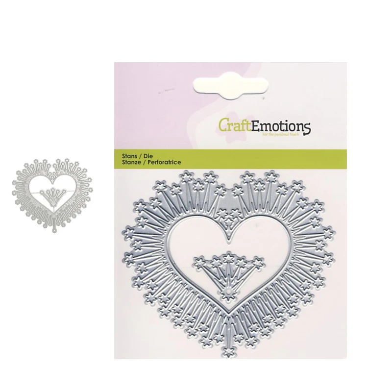 2022 New Arrival Heart Star Metal Cutting Dies Craft for Scrapbooking Handmade Knife Mould Blade Punch Stencils Die Cut Model
2022 New Arrival Heart Star Metal Cutting Dies Craft for Scrapbooking Handmade Knife Mould Blade Punch Stencils Die Cut Model
