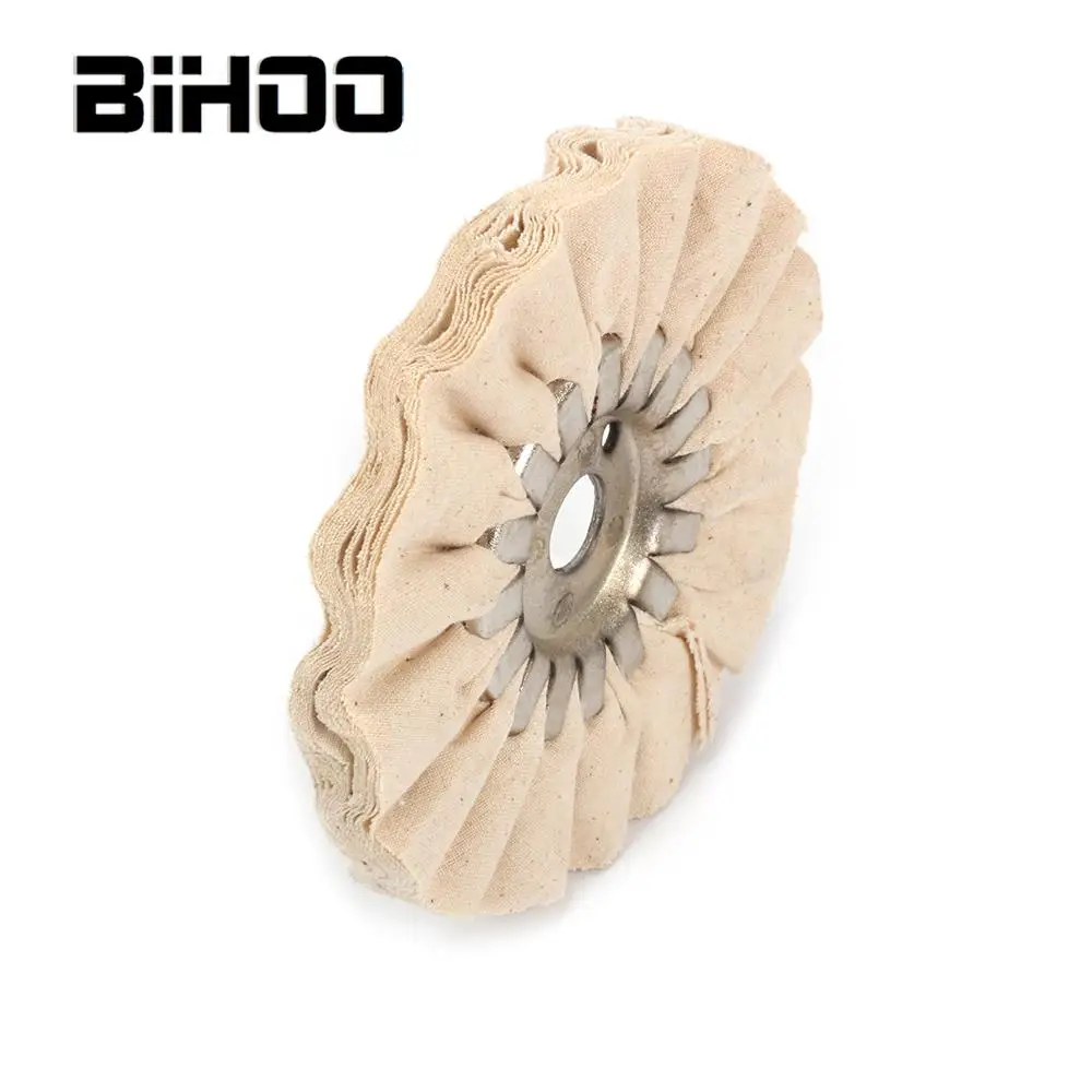 5" 125mm Cotton Airway Buffing Wheel Polishing Pad Cloth Wheel Disc 16 Plys With Iron Center Compound Tool 16mm Bore
5" 125mm Cotton Airway Buffing Wheel Polishing Pad Cloth Wheel Disc 16 Plys With Iron Center Compound Tool 16mm Bore