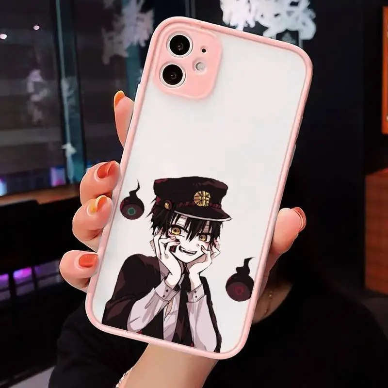 Jibaku Shounen Hanako kun anime Phone Case For iPhone 12 11 Mini Pro XR XS Max 7 8 Plus X Matte transparent Pink Back Cover
Jibaku Shounen Hanako kun anime Phone Case For iPhone 12 11 Mini Pro XR XS Max 7 8 Plus X Matte transparent Pink Back Cover