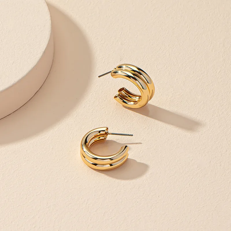 Women Jewelry Metal Earrings Popular Design Two Layer Gold Color Vintage Temperament Drop Earrings For Women Party Gifts
Women Jewelry Metal Earrings Popular Design Two Layer Gold Color Vintage Temperament Drop Earrings For Women Party Gifts
