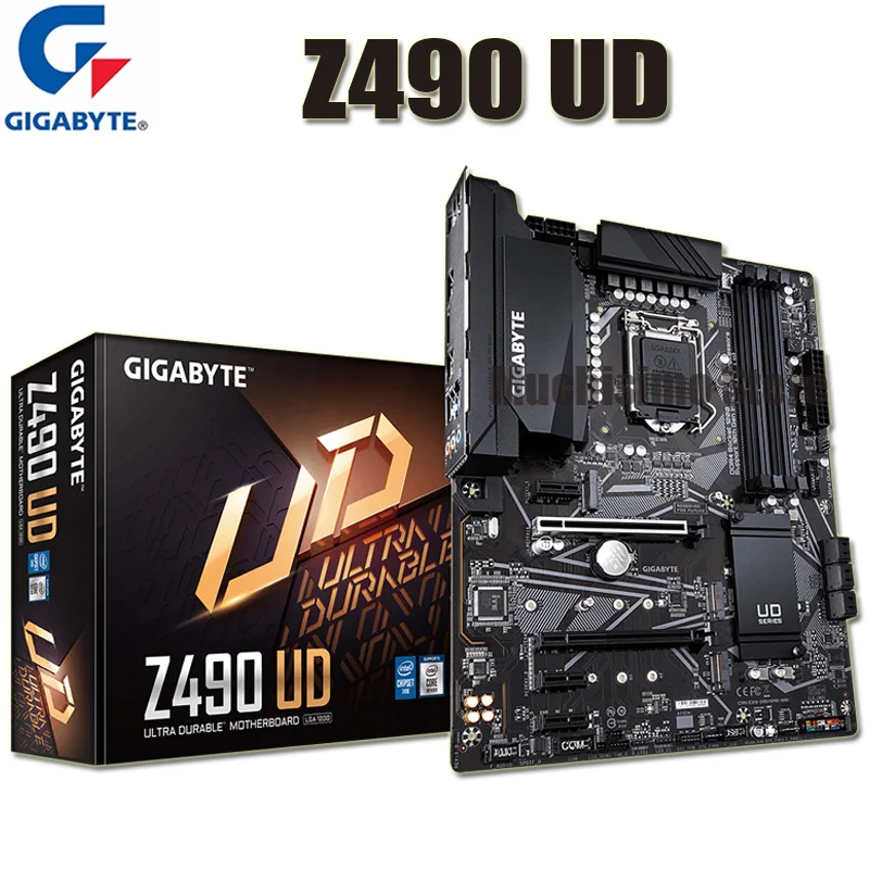 Материнская плата LGA 1200 Gigabyte Z490 UD DDR4 128GB PCI-E 4,0 M.2 SATA III Desktop Z490 Placa-MOM 1200 Cpu 10-го поколения Core
Материнская плата LGA 1200 Gigabyte Z490 UD DDR4 128GB PCI-E 4,0 M.2 SATA III Desktop Z490 Placa-MOM 1200 Cpu 10-го поколения Core