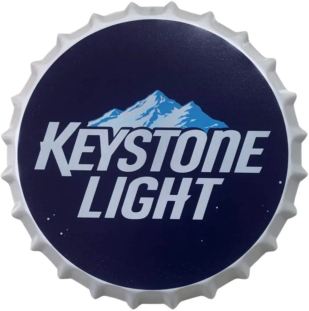 purl zither Bottle Caps Keystone Light Metal Tin Signs Cafe Beer Bar Decoration Plat
purl zither Bottle Caps Keystone Light Metal Tin Signs Cafe Beer Bar Decoration Plat