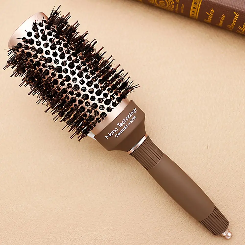 Cylinder Styling Hair Brush Curling Comb Nylon Pig Hair Cylinder 43mm Bristle Comb Roll Style 3 With Frosted Handle Dryer Brush
Cylinder Styling Hair Brush Curling Comb Nylon Pig Hair Cylinder 43mm Bristle Comb Roll Style 3 With Frosted Handle Dryer Brush