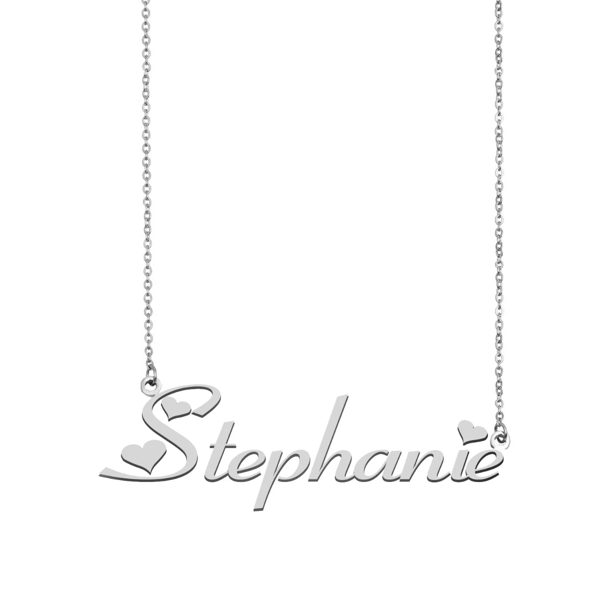 Stephanie Name Necklace Personalised for Women Choker Stainless Steel Gold Plated Alphabet Letter Pendant Jewelry Friends Gift 
Stephanie Name Necklace Personalised for Women Choker Stainless Steel Gold Plated Alphabet Letter Pendant Jewelry Friends Gift