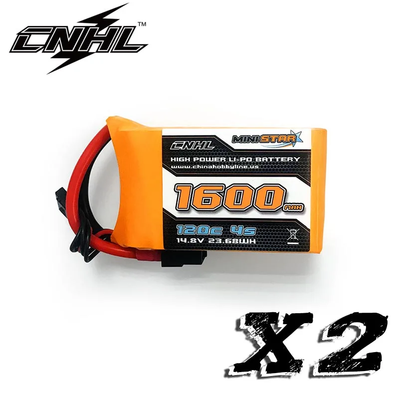 Аккумулятор CNHL MiniStar 1600 mAh 4S 14 8 V 120C Lipo|lipo battery|lipo battery packfpv racing |