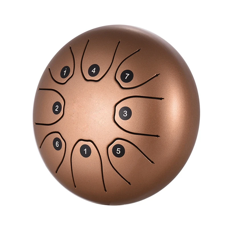 5.5 Inch Mini 8-Tone Steel Tongue Drum C Key Percussion Instrument Hand Pan Drum with Drum Mallets Carry Bag
5.5 Inch Mini 8-Tone Steel Tongue Drum C Key Percussion Instrument Hand Pan Drum with Drum Mallets Carry Bag