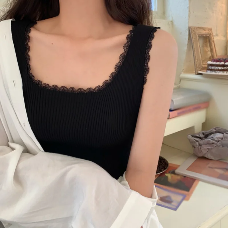 Sexy Sweet Vest Tank Sexy Halter Tops Women Casual Sexy Lace Short Slim Sleeveless Girl Tops
Sexy Sweet Vest Tank Sexy Halter Tops Women Casual Sexy Lace Short Slim Sleeveless Girl Tops