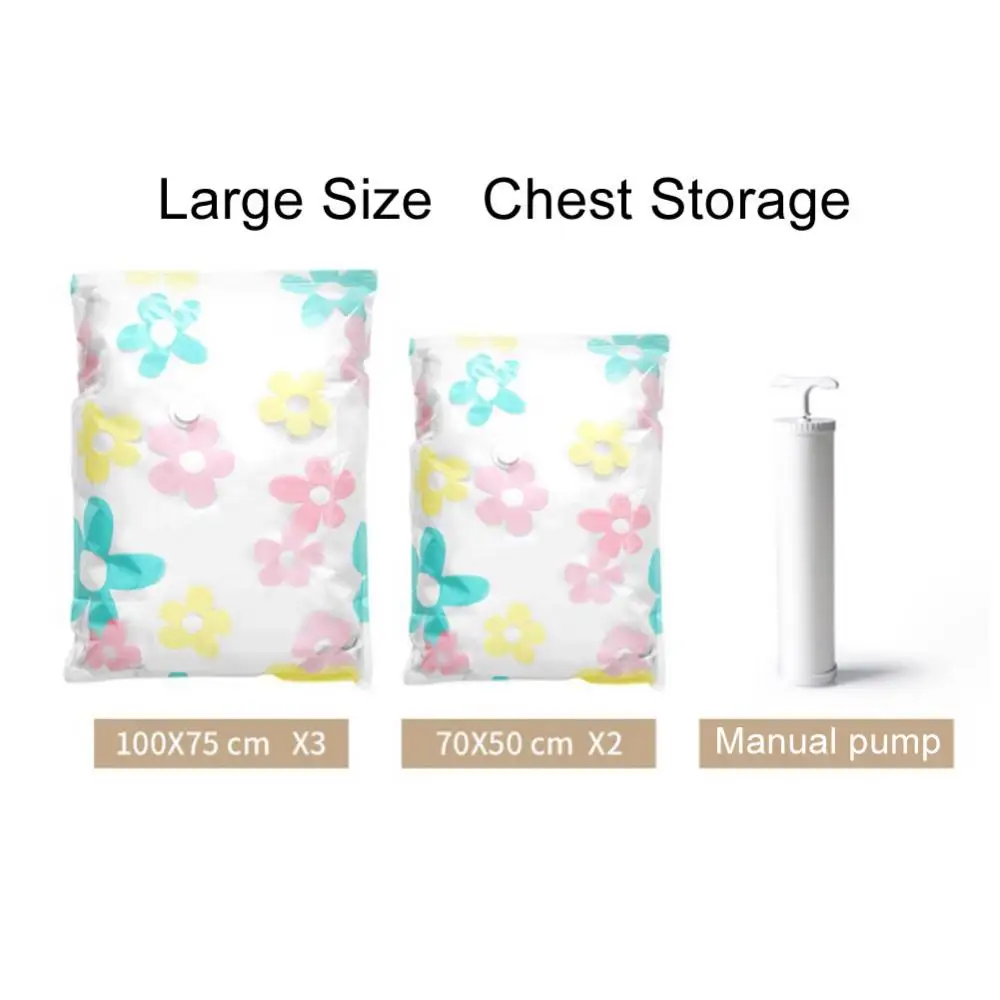 Hot Sales 11Pcs/Set Thickened Vacuum Compressed Blanket Clothes Storage Bag with Hand Pump
Hot Sales 11Pcs/Set Thickened Vacuum Compressed Blanket Clothes Storage Bag with Hand Pump