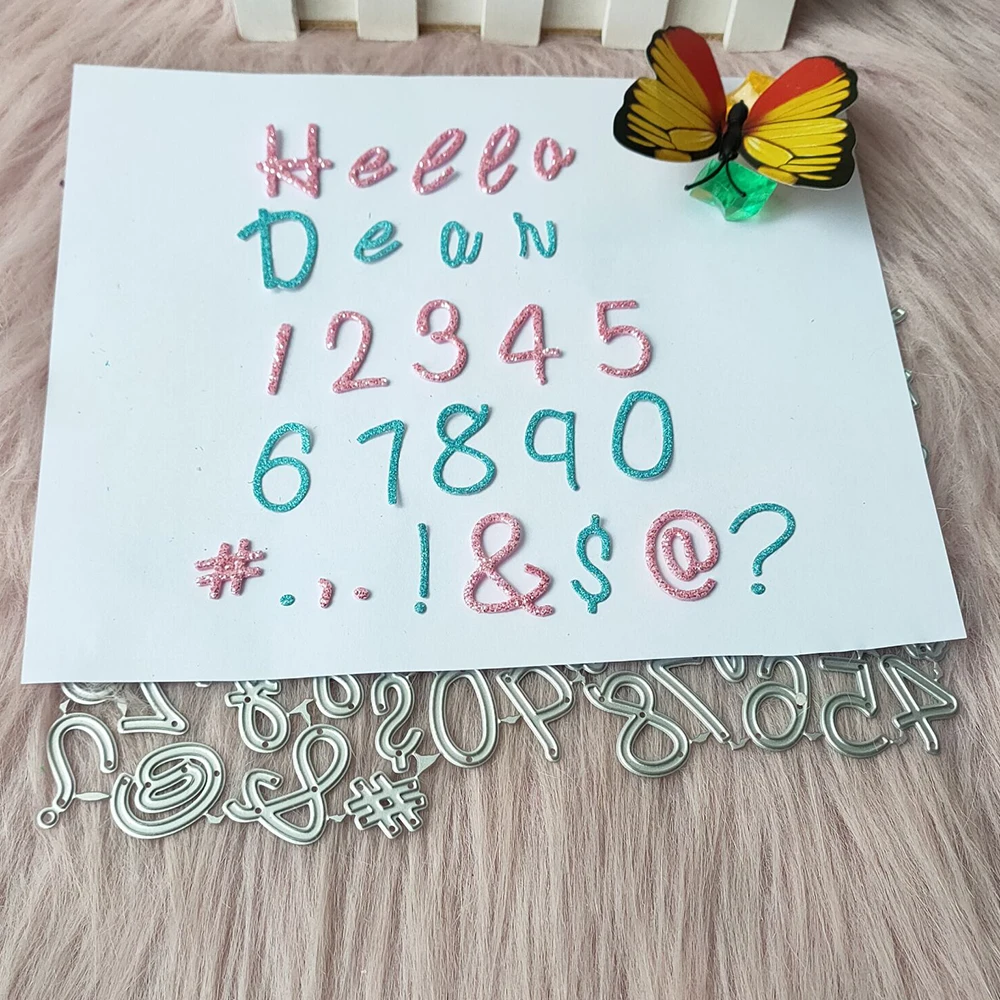 New 26 upper and lower case alphanumeric symbols metal cutting die mould scrapbook decoration embossed photo album decoration
New 26 upper and lower case alphanumeric symbols metal cutting die mould scrapbook decoration embossed photo album decoration