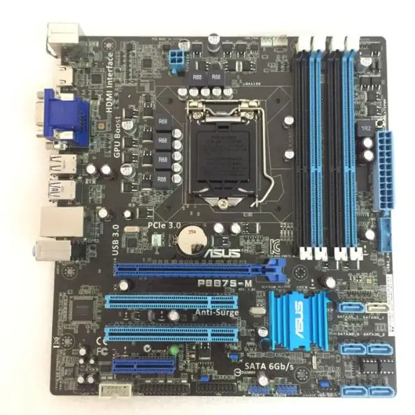 ASUS P8B75-M original mainboard DDR3 LGA 1155 USB2.0 USB3.0 32GB for 22/32nm cpu B75 used Desktop motherboard
ASUS P8B75-M original mainboard DDR3 LGA 1155 USB2.0 USB3.0 32GB for 22/32nm cpu B75 used Desktop motherboard