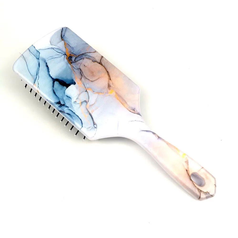 Marble Pattern Hair Brush Massage Electroplate For Salon Hairdressing Straight Curly Styling Women Girls Hair Comb Styling Tool
Marble Pattern Hair Brush Massage Electroplate For Salon Hairdressing Straight Curly Styling Women Girls Hair Comb Styling Tool