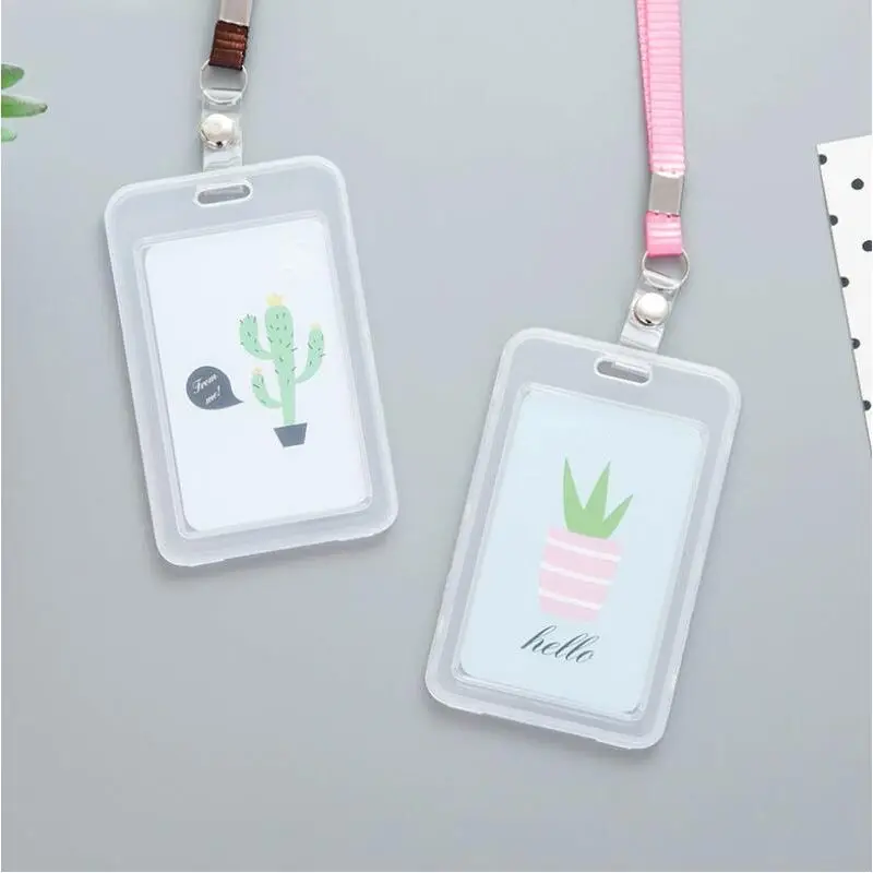 Fashion Beautiful Lanyard Credit Card ID Holder PVC Transparent Business Card Cover Strap for Keys
Fashion Beautiful Lanyard Credit Card ID Holder PVC Transparent Business Card Cover Strap for Keys