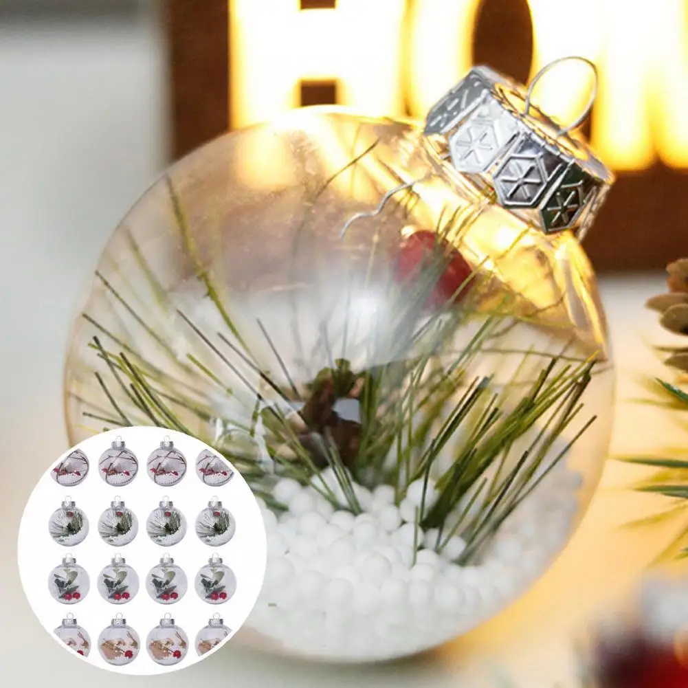 Christmas Tree Pendant Pensile Detachable Lid DIY Exquisite Xmas Balls Pendants Christmas Balls Ball Ornament 16Pcs
Christmas Tree Pendant Pensile Detachable Lid DIY Exquisite Xmas Balls Pendants Christmas Balls Ball Ornament 16Pcs