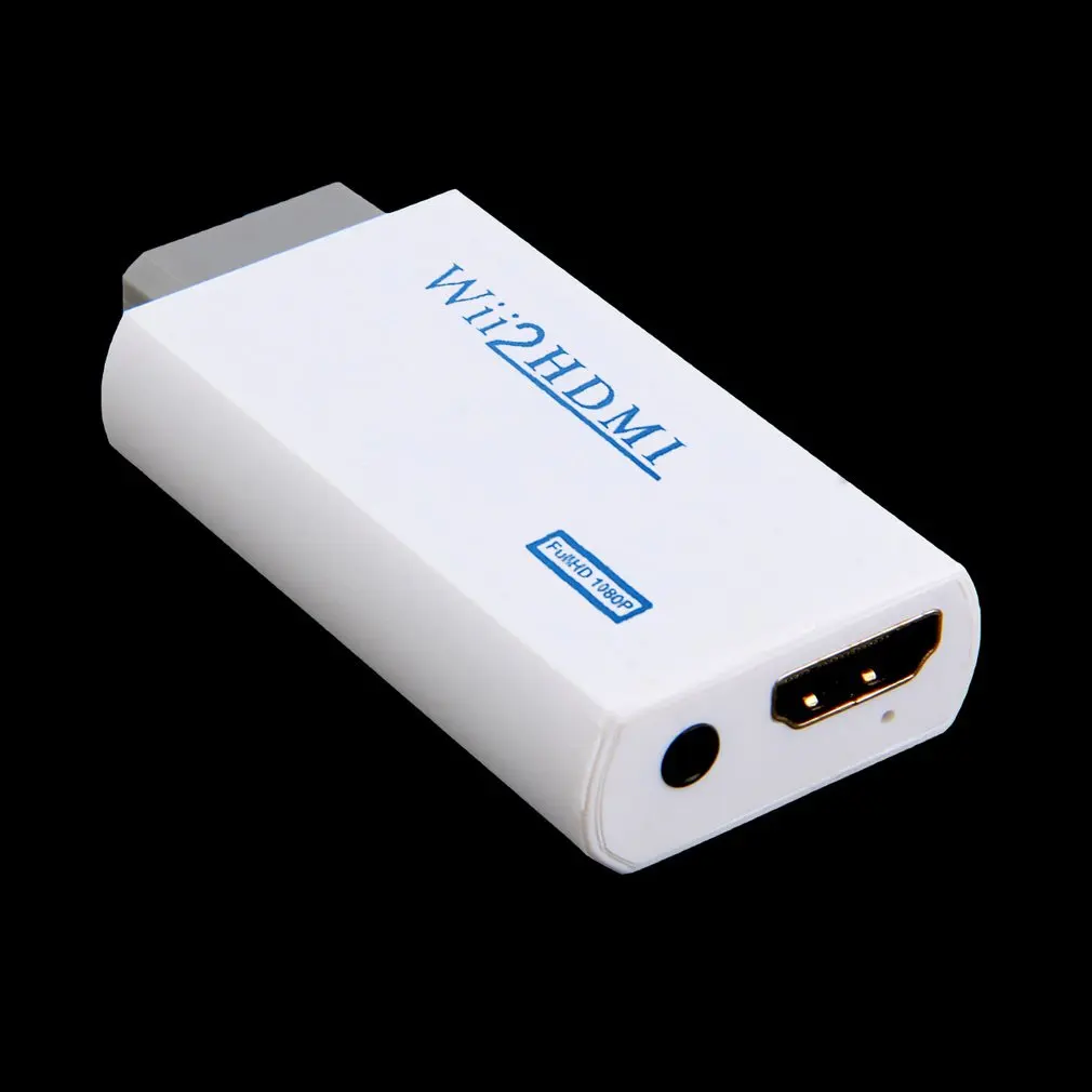 White Plastic Wii to HDMI Wii2HDMI Adapter Converter Full HD 1080P Output Upscaling 3.5mm Audio Video Output
White Plastic Wii to HDMI Wii2HDMI Adapter Converter Full HD 1080P Output Upscaling 3.5mm Audio Video Output