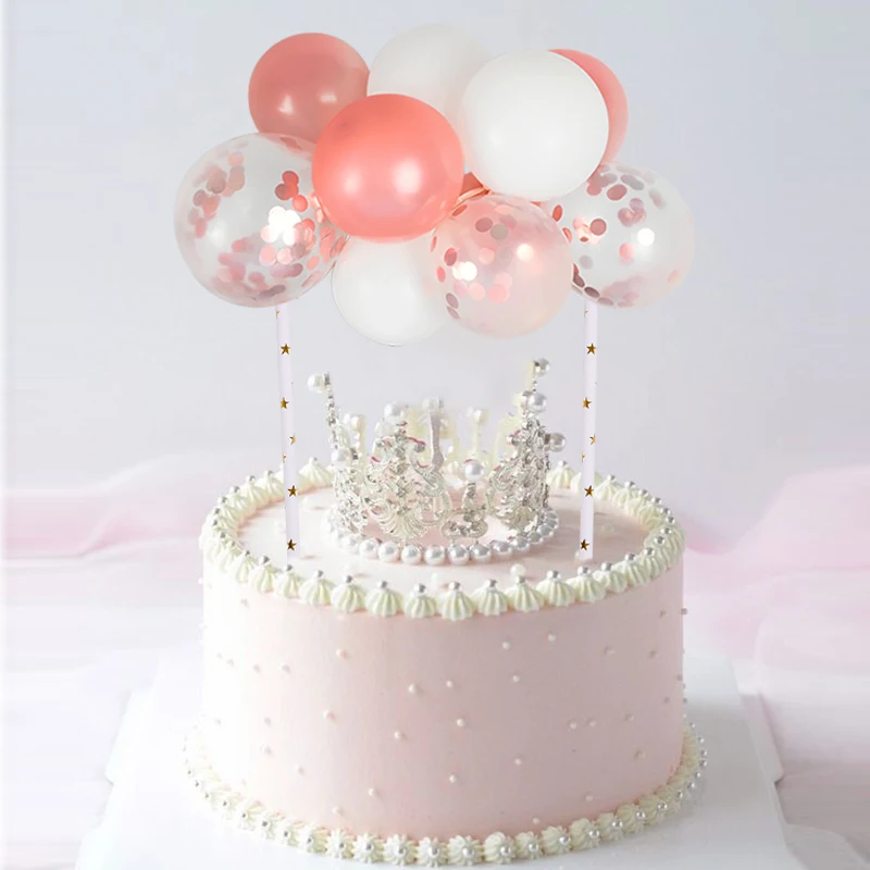 10Pcs/set 5inch Mini Confetti Balloon Garland Arch Cake Topper Decoration For Kids Birthday Party Baby Shower Wedding Supplies
10Pcs/set 5inch Mini Confetti Balloon Garland Arch Cake Topper Decoration For Kids Birthday Party Baby Shower Wedding Supplies