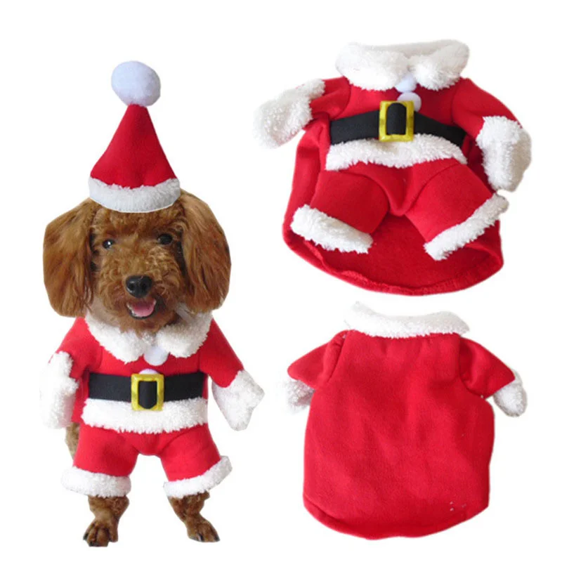 Pet Dog Christmas Clothes Santa Claus Dog Costume Winter Puppy Pet Cat Coat Jacket Dog Suit with Cap Warm Clothing for Dogs Cats
Pet Dog Christmas Clothes Santa Claus Dog Costume Winter Puppy Pet Cat Coat Jacket Dog Suit with Cap Warm Clothing for Dogs Cats