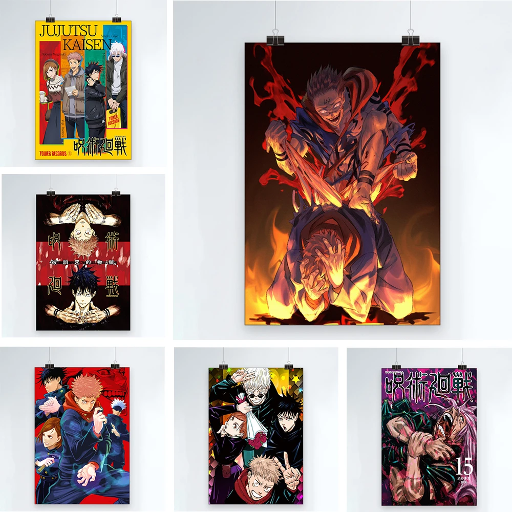 Wall Art Jujutsu Kaisen Poster HD Print Itadori Yuji Canvas Painting Home Decor For Bedroom Modular Anime Roles Pictures Frame
Wall Art Jujutsu Kaisen Poster HD Print Itadori Yuji Canvas Painting Home Decor For Bedroom Modular Anime Roles Pictures Frame