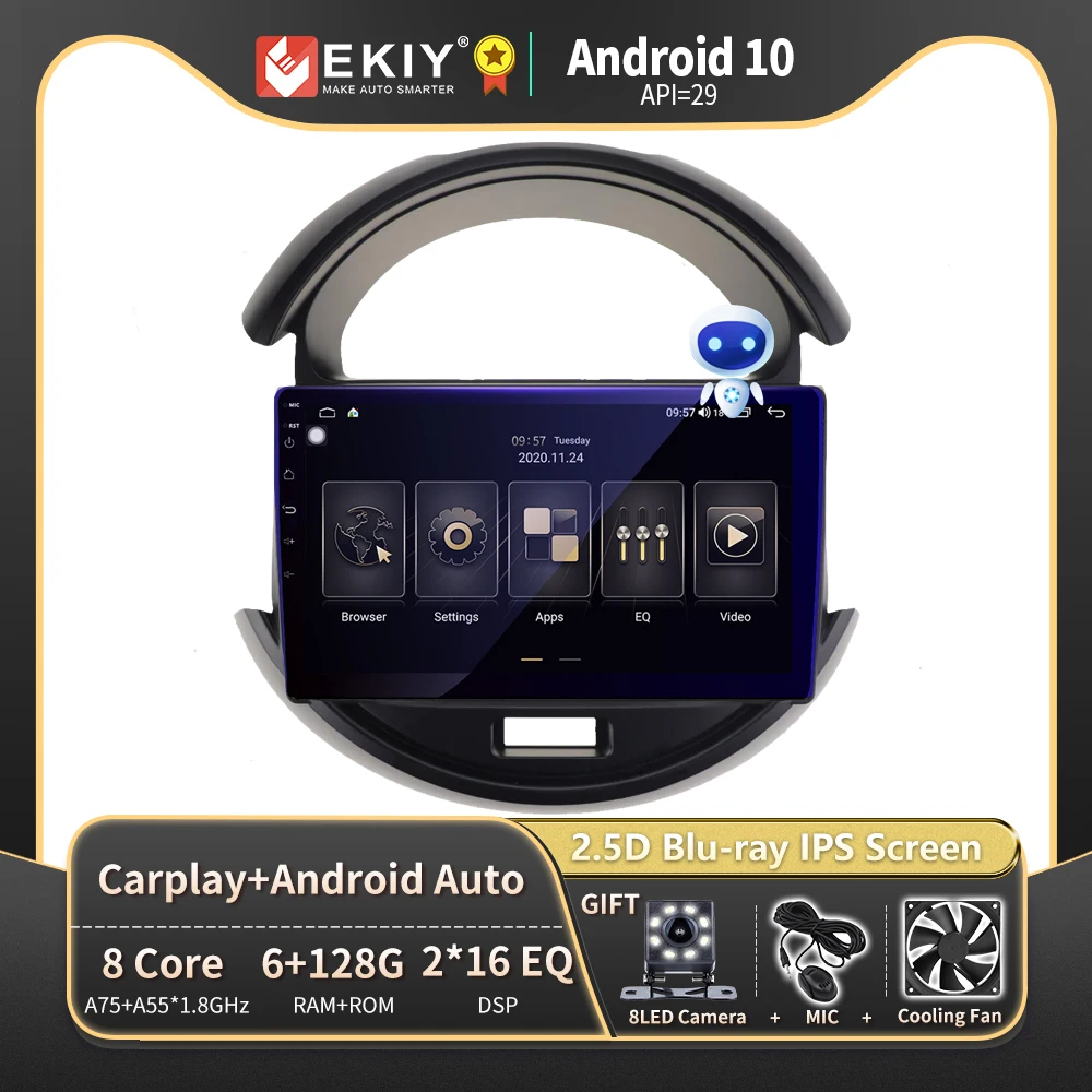 EKIY 1280*720 IPS Авторадио Android 10 для Suzuki Spresso S-presso 2019-2020 Автомобильный мультимедийный видеоплеер Navi GPS no 2 din
EKIY 1280*720 IPS Авторадио Android 10 для Suzuki Spresso S-presso 2019-2020 Автомобильный мультимедийный видеоплеер Navi GPS no 2 din