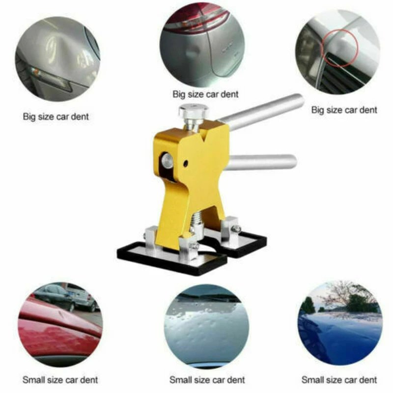 1pcs Tools Car Body Paintless Dent Repair Removal Tool Set Car Goods Auto Tool Set Auto Repair Golden Puller Lifter Pulling
1pcs Tools Car Body Paintless Dent Repair Removal Tool Set Car Goods Auto Tool Set Auto Repair Golden Puller Lifter Pulling