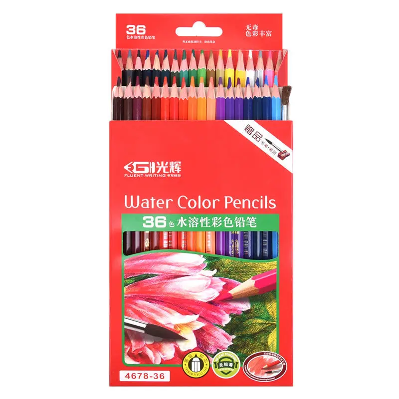 36/48 Oily colored pencils watercolor pencils pastel hardness B type soft pencils professional sketch drawing coloring pen set
36/48 Oily colored pencils watercolor pencils pastel hardness B type soft pencils professional sketch drawing coloring pen set