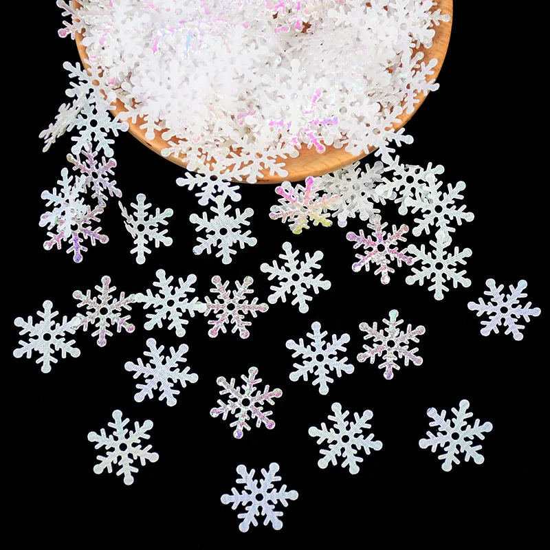 300pcs/pack Christmas Snowflake Confetti Artificial Shiny Snow Xmas Tree Ornament Winter Party Home Christmas Decoration
300pcs/pack Christmas Snowflake Confetti Artificial Shiny Snow Xmas Tree Ornament Winter Party Home Christmas Decoration