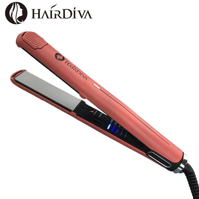 HairDiva 240C 470F Keratin Hair Straightener High Temperature Hair Flat Irons Professional Ceramic Flat Iron Black
HairDiva 240C 470F Keratin Hair Straightener High Temperature Hair Flat Irons Professional Ceramic Flat Iron Black