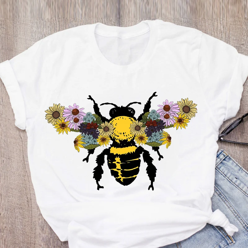 Creative Bee Printed Graphic Oversized Women T-shirts Cute Summer Lady Tops Female T Shirt Harajuku O-neck Casual Tee Clothing
Creative Bee Printed Graphic Oversized Women T-shirts Cute Summer Lady Tops Female T Shirt Harajuku O-neck Casual Tee Clothing