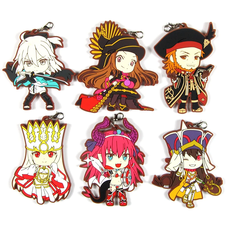 Fate Grand Order FGO Mascot Rubber Pendant Irisviel Elizabeth Bathory William Shakespeare Okita Souji Phone Strap Charm Keychain
Fate Grand Order FGO Mascot Rubber Pendant Irisviel Elizabeth Bathory William Shakespeare Okita Souji Phone Strap Charm Keychain