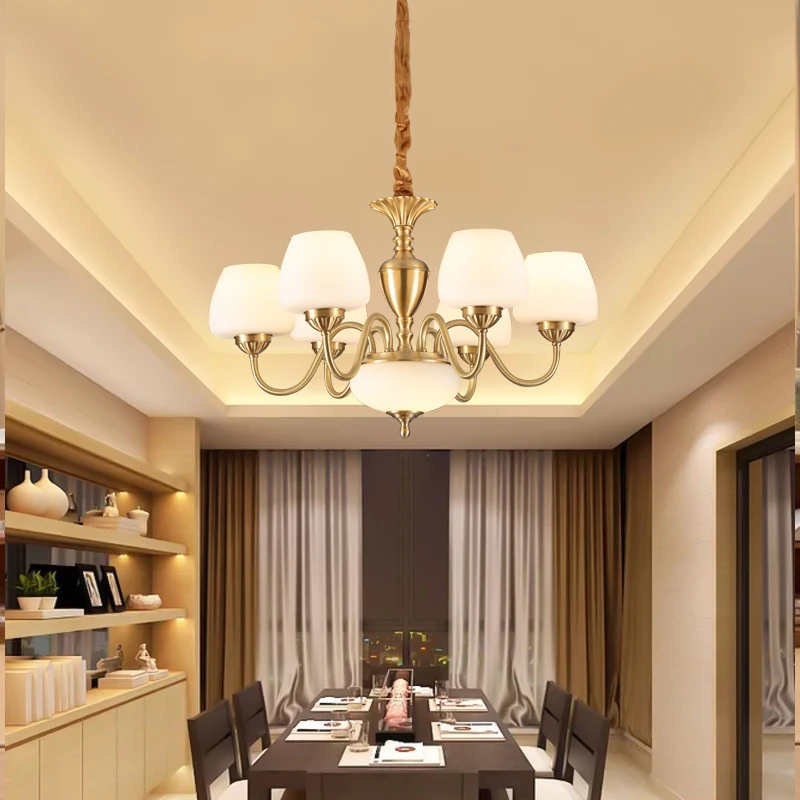 LED Chandelier Cooper Light Celling Lamp Droplight Pendent Lamp for Living Room Dining Hall
LED Chandelier Cooper Light Celling Lamp Droplight Pendent Lamp for Living Room Dining Hall