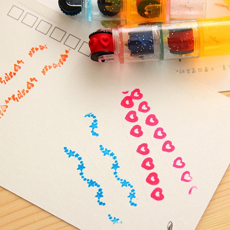 Mini Ink Stamp Roller Diary Seal Fun Kids Toy Ink Pad Cartoon Cute Combined Roller Stamp Kindergarten DIY Supplies
Mini Ink Stamp Roller Diary Seal Fun Kids Toy Ink Pad Cartoon Cute Combined Roller Stamp Kindergarten DIY Supplies
