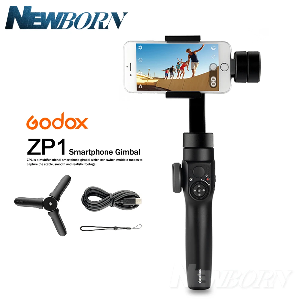 Godox Gaction ZP1 is 3-Axis Multifunctional Smartphone Gimbal Stabilizer YouTube Video Vlog Tripod for iPhone Samsung Huawei P30
Godox Gaction ZP1 is 3-Axis Multifunctional Smartphone Gimbal Stabilizer YouTube Video Vlog Tripod for iPhone Samsung Huawei P30