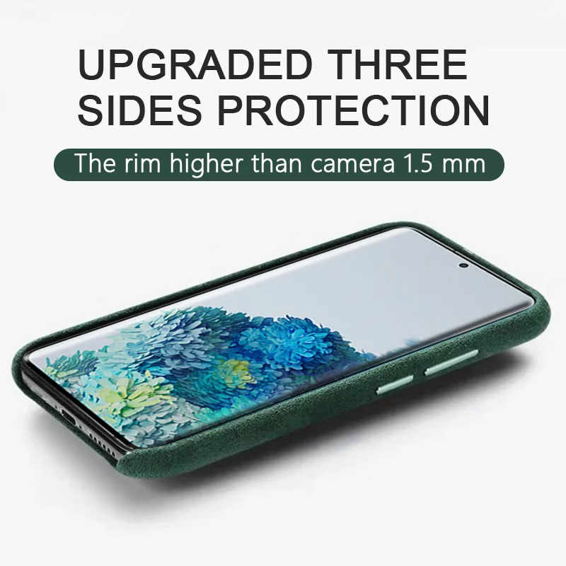 SanCore Оригинальный чехол для телефона из алькантары все Чехлы Galaxy S20 + PLUS