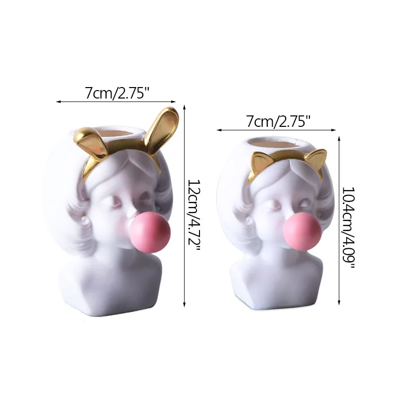 Ins Bubble Girl Miniature Crafts Home Decoration Flower Pots Pen Holder Desktop Decoration Artware Resin Ornament Gifts
Ins Bubble Girl Miniature Crafts Home Decoration Flower Pots Pen Holder Desktop Decoration Artware Resin Ornament Gifts