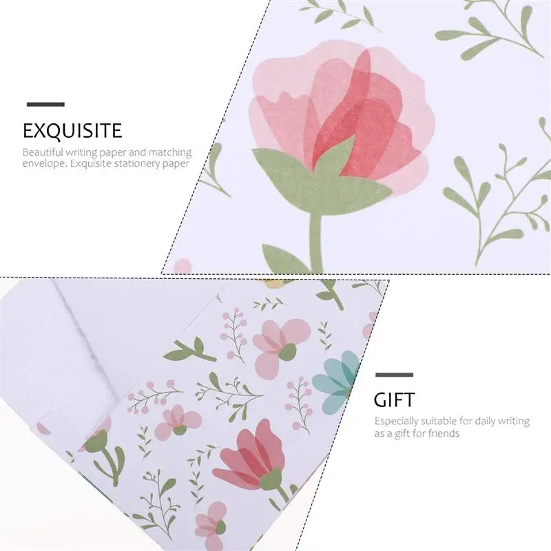 10 Sets Lovely Floral Letter Paper Cartoon Writing Paper with Envelope Kit
10 Sets Lovely Floral Letter Paper Cartoon Writing Paper with Envelope Kit