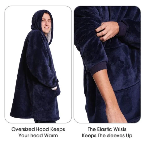 Winter Christmas Blanket Sweatshirts Oversized Hoodies Giant For Women Hoody Plaid With Sleeve Solid Warm Hooded Blanket Adult
Winter Christmas Blanket Sweatshirts Oversized Hoodies Giant For Women Hoody Plaid With Sleeve Solid Warm Hooded Blanket Adult