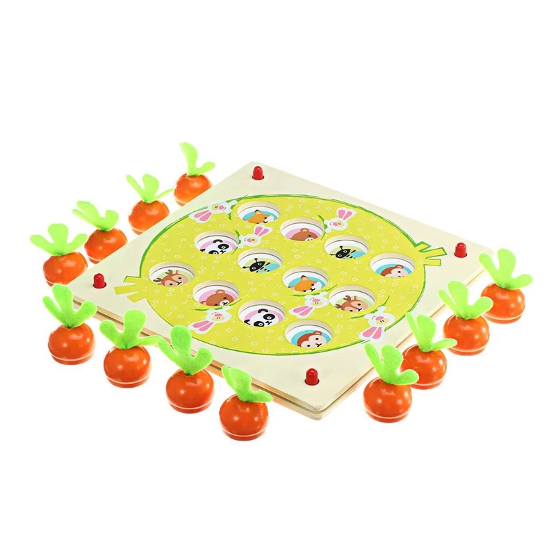 Wooden 3D Carrot Puzzle Game Toys Kids Early Learning Educational Toys Montessori Memory Match Chess Game for Toddlers
Wooden 3D Carrot Puzzle Game Toys Kids Early Learning Educational Toys Montessori Memory Match Chess Game for Toddlers