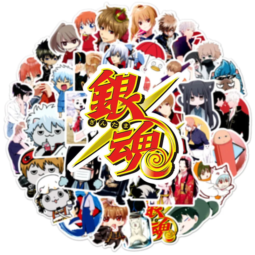 10/30/50pcs Classic Anime Gintama Graffiti Stickers Bike Kettle Helmet Luggage Cute Kids Girl Toys Notebook Scooter Laptop
10/30/50pcs Classic Anime Gintama Graffiti Stickers Bike Kettle Helmet Luggage Cute Kids Girl Toys Notebook Scooter Laptop