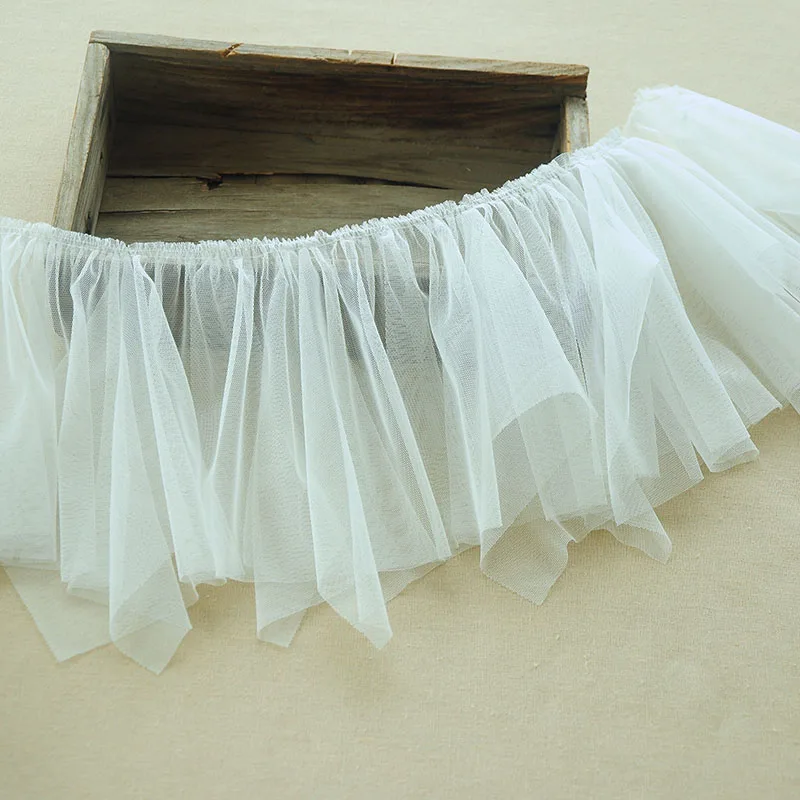 Irregular Mesh Pettiskirt Lace Edge Fabric Trim Children's Legging Short Skirt Designer Doll Accessories Handmade DIY Decoration
Irregular Mesh Pettiskirt Lace Edge Fabric Trim Children's Legging Short Skirt Designer Doll Accessories Handmade DIY Decoration