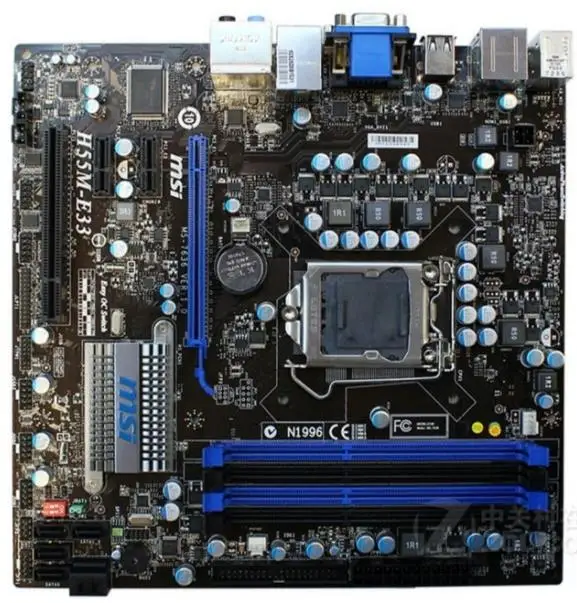 MSI H55M-E33 original mainboard LGA 1156 DDR3 board For I3 I5 I7 CPU 16GB Micro ATX H55 usedDesktop motherboard
MSI H55M-E33 original mainboard LGA 1156 DDR3 board For I3 I5 I7 CPU 16GB Micro ATX H55 usedDesktop motherboard