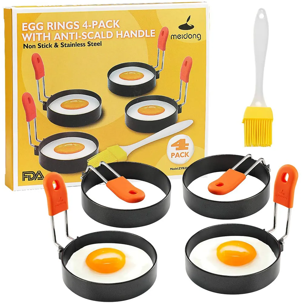 Wonderlife Metal Fried Egg Pancake Ring Omelette Fried Egg Round Shaper Eggs Mold For Cooking Breakfast Pan Oven Kitchen
Wonderlife Metal Fried Egg Pancake Ring Omelette Fried Egg Round Shaper Eggs Mold For Cooking Breakfast Pan Oven Kitchen