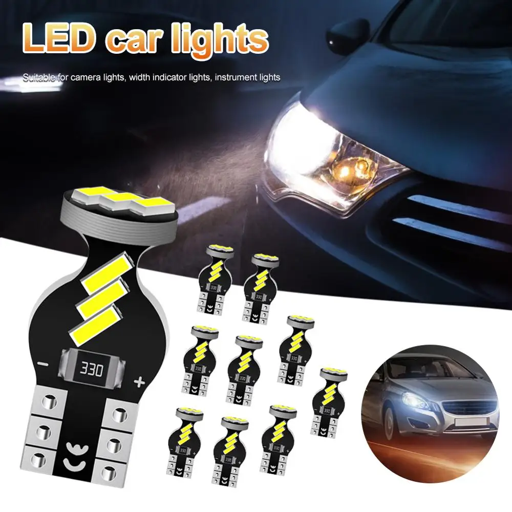 10 шт., белые ксеносветодиодный светодиодные лампы T10 501 194 W5W 4014 9SMD
10 шт., белые ксеносветодиодный светодиодные лампы T10 501 194 W5W 4014 9SMD