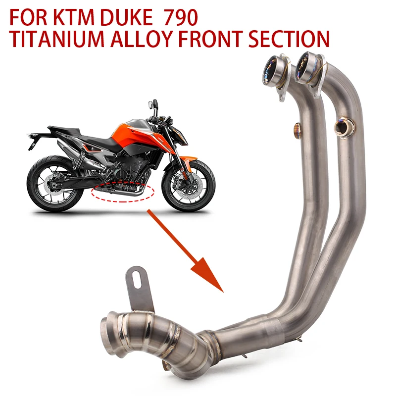 Slip On Motorcycle Exhaust Escape Modified Muffler Manifold Titanium Alloy Front Link Pipe For KTM 790 DUKE 790 ktm790 duke790
Slip On Motorcycle Exhaust Escape Modified Muffler Manifold Titanium Alloy Front Link Pipe For KTM 790 DUKE 790 ktm790 duke790